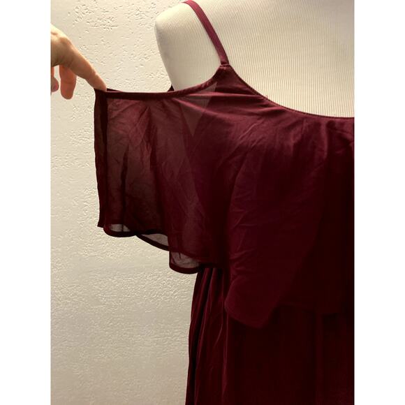 NWT Show Me Your Mumu Caitlin Ruffle Maxi Dress SIZE M - Picture 9 of 14